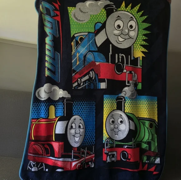 Nemcor Thomas & Friends Reversible Fleece Blanket Size 47x61 Kids Decor - Picture 2 of 12